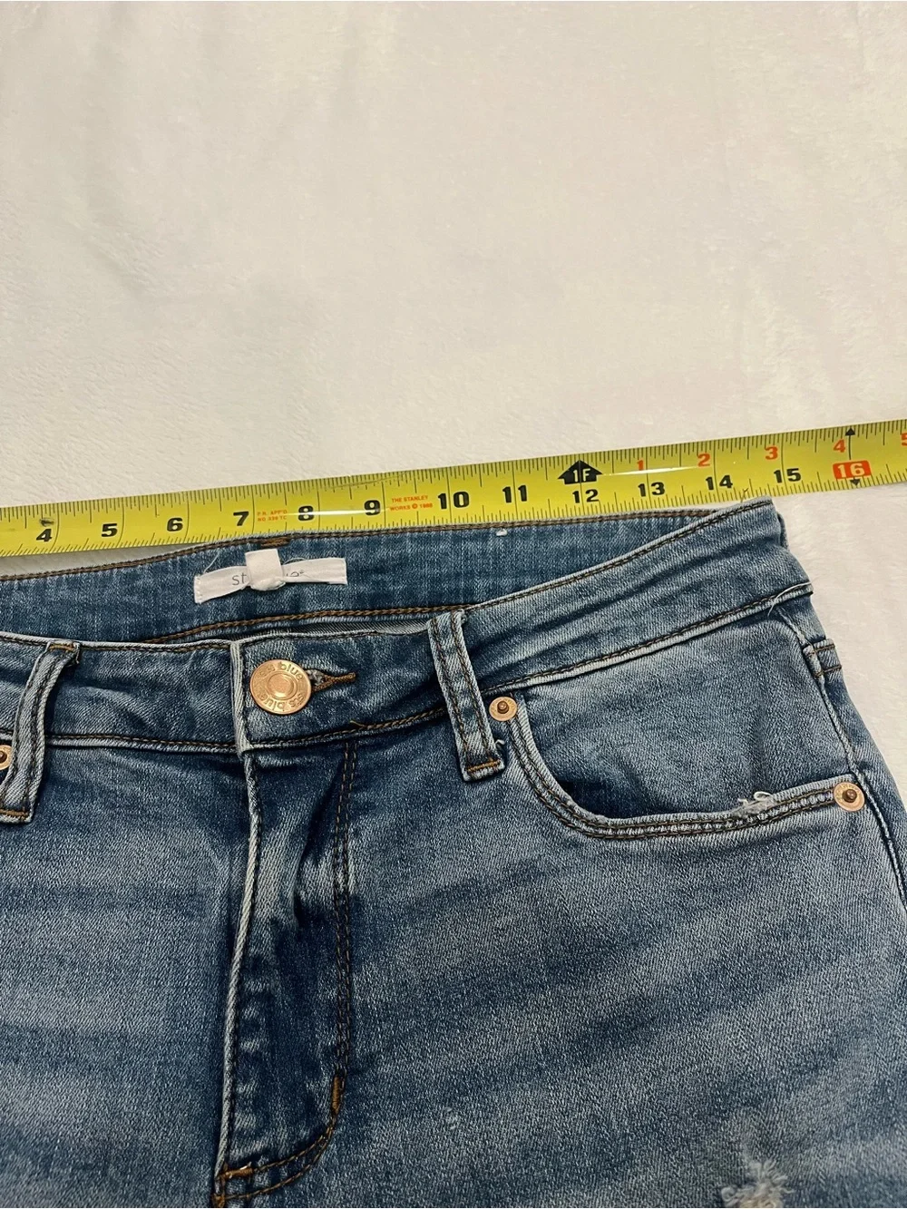 STS Blue "Riley High Rise" Distressed Jeans - Size 27 - Picture 5 of 8